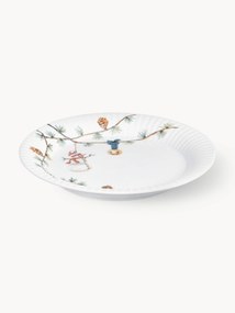 Pratos de pequeno-almoço em porcelana artesanal Hammershøi, conjunto de 4