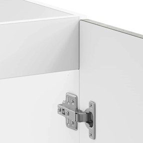Armário baixo lavatório Kalmar 80x46x81,5 cm cinzento betão
