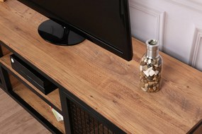 Móvel TV Zeno – Pinheiro Preto – 150 cm x 47 cm x 40 cm