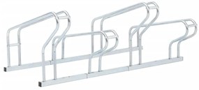 Suporte independente para 4 bicicletas aço galvanizado