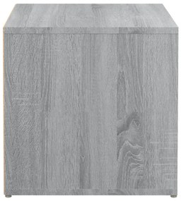 Caixa c/ gaveta 40,5x40x40 cm derivados madeira cinzento sonoma