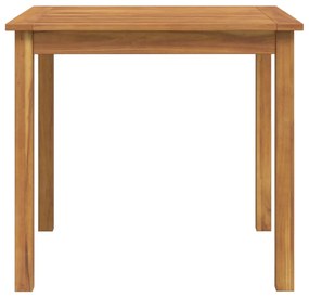 3 pcs conjunto de jantar para jardim madeira de acácia maciça