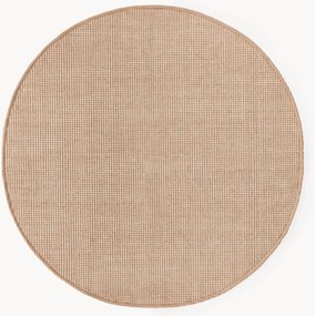 Tapete redondo de lã artesanal Amaro