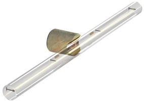 Candeeiro de parede ou teto Esse14 para lâmpada LED linear S14d - Impermeável IP44 - Mármore Verde / Sim
