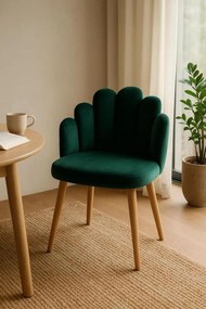 Cadeira Hand Veludo - Verde