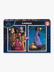 2x100 Puzzles Disney Wish - EDUCA BORRAS violeta