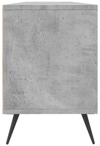 Móvel de TV 150x30x44,5 cm derivados de madeira cinza cimento