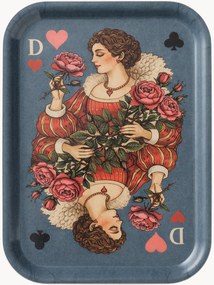 Tabuleiro de servir em madeira de bétula artesanal Queen