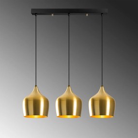 Candeeiro de Teto Dodo – Dourado – 72 x 22 cm
