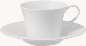 Chávenas de chá de porcelana artesanal Berlin com pires, conjunto de 2