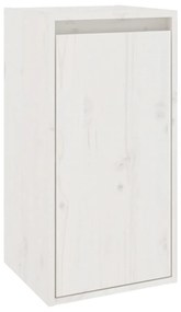 Móveis de TV 4 pcs madeira de pinho maciça branco