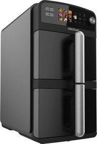 Fritadeira de ar de 10L Cecofry DuoLevel 10000 com cubas sobrepostas de 5L, 2400 W de potência