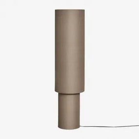 Lâmpada De Pé Em Linho E Ferro Gioura Toupeira & ↑125 Cm - Sklum