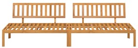Sofá de centro paletes 2 pcs p/ jardim madeira de acácia maciça