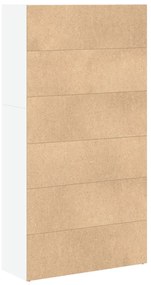 Estante 80x30x152 cm derivados de madeira branco