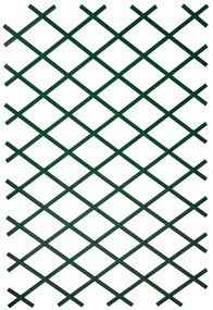 276936 Nature Treliças de jardim 2 pcs 100x200 cm PVC verde