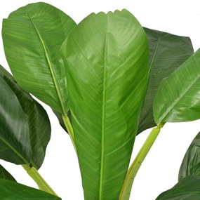 Planta bananeira artificial com vaso 150 cm verde