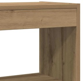 Armário/Divisor de Ambiente de Carvalho Feito à Mão 80x30x198 cm
