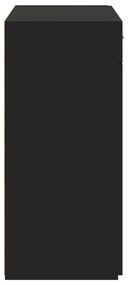 Aparador 80x42,5x93 cm derivados de madeira preto