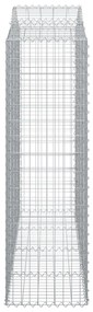 Cestos gabião arqueados 30 pcs 200x50x160/180 ferro galvanizado