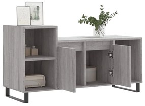 Móvel de TV 100x35x55 cm derivados de madeira cinzento sonoma