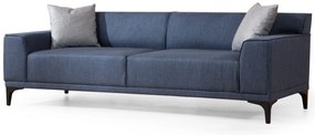 Sofá de 3 Lugares Petra – Azul – 215x87x86 cm