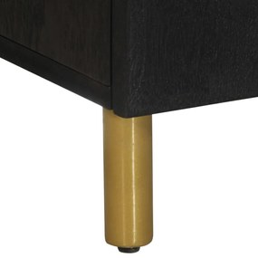 Aparador 60x33x75 cm derivados de madeira preto