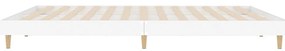 Estrutura de cama 120x200 cm derivados de madeira branco