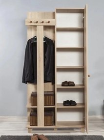 Hall Stand Garmanto – Carvalho Sonoma – 90x192x36 cm