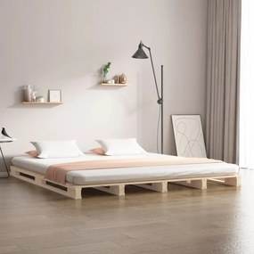 Estrutura cama pequena de casal 120x190 cm madeira pinho maciça