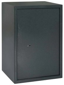 vidaXL Cofre com bloqueio Cinzento escuro 35 x 31 x 50 cm Aço