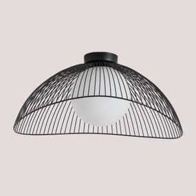 Candeeiro De Teto Indore Preto - Sklum