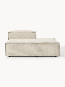 Módulo chaise longue em bombazina Lennon