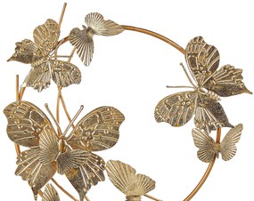 Figura decorativa em metal dourado 48 cm BERYLLIUM Beliani