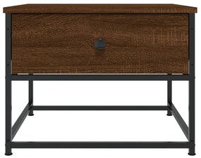 Mesa centro 51x51x40 cm derivados de madeira carvalho castanho