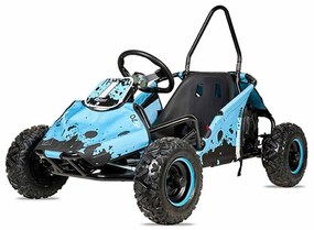 Buggy eléctrico para crianças 500W 48V Velocidade 40Km/h até 70 kg Azul