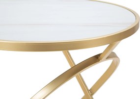MESA GLAM Ø 50,5X50 CM DOURADO