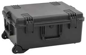 Mala de viagem portátil 62,5x50x28,5 cm PP preto