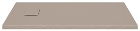 Base de chuveiro SMC 100x70 cm castanho