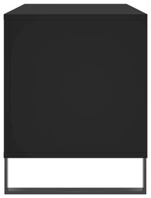 Armário para discos 100x38x48 cm derivados de madeira preto
