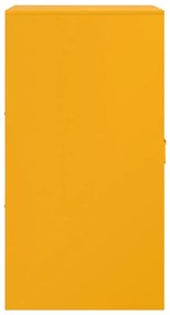 Aparador 34,5x39x73 cm aço amarelo mostarda