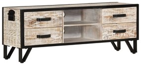 Móvel de TV 110x30x41 cm madeira de acácia maciça