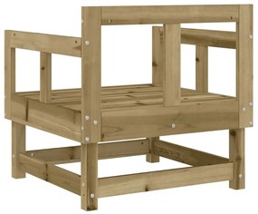 Cadeiras de jardim 2 pcs madeira de pinho impregnada