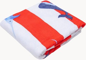 Toalha de praia para crianças em algodão Ocean Stripes