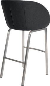 Banco de bar Rockhill E Feltro antracite