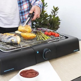 Grelhador elétrico de mesa de 2400 W PerfectSteak 4200 Way , Grelha de Aço inoxidável e Altura Ajustável em 3 Níveis