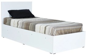 Estrutura de Cama Hidráulica/Otomana "President" - 90x190 cm - Branco