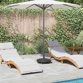Base para Parasol vidaXL com Rodas para Postes de Ø38-48 mm 13 kg Redonda