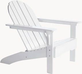 Cadeira longue de jardim em madeira de mogno artesanal Adirondack