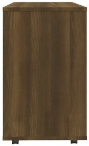 Mesa de apoio 70x35x55cm derivados de madeira carvalho castanho